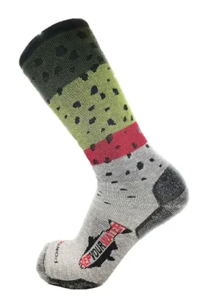 Prix Réduit RepYourWater Merino Socks Rainbow Trout - M