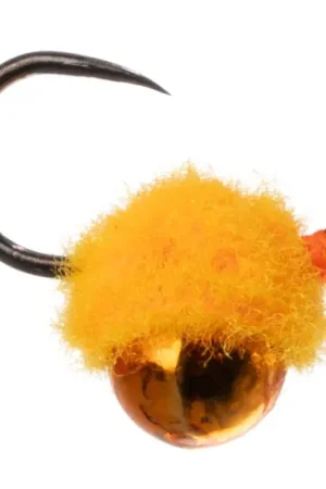 Umpqua Sunny Side Up Mylant Flourescent Orange #18 / 3,5mm bead Quantité Limitée