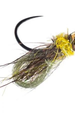Umpqua Jiggy Caddis Pupa Mercer Olive - #14 Satisfait Ou Remboursé