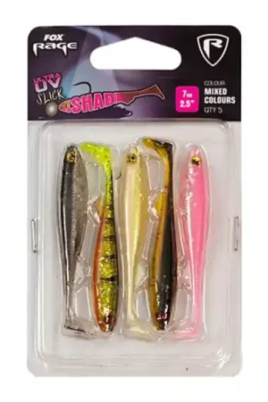 Fox Rage Zander Pro 10 cm UV mixed colour pack 5-pack Acheter En Ligne