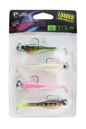 Fox Rage UV Mini Fry Loaded Mix Pack 7cm 5g 1/0 Bon Marché