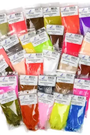 Petit Prix Natures Spirit Fish Hunter Blood Quill Marabou - Fl. Yellow (UV)