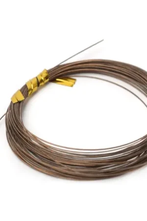 Partridge Bauer Pike Leader Wire 60lb - Brown Prix Réduit