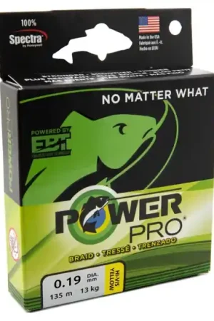 Expédition Rapide PowerPro Hi-Vis Yellow 135m - 0.19mm 13kg