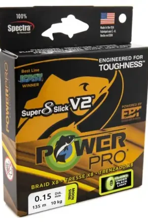 Prix Cassé PowerPro Super 8 Slick V2 Moon Shine 135m - 0.23mm 17kg