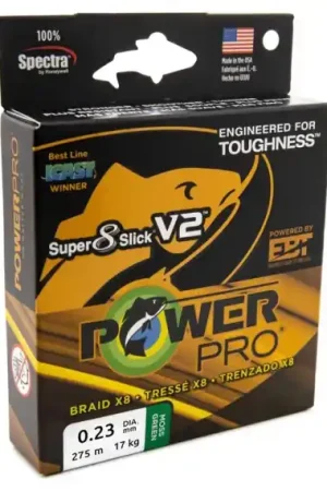 Marque PowerPro Sup 8 Slick V2 Moss Green 275m 0.32mm 24kg