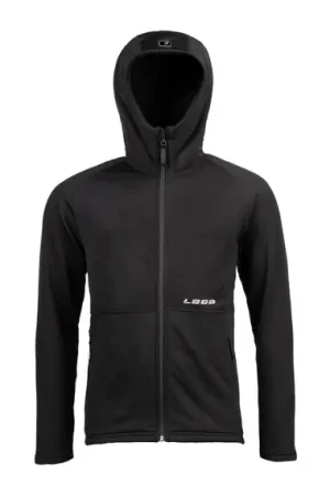 Pas Cher Loop Rosto 2.0 Full Zip Hoodie Soft Black - 3XL