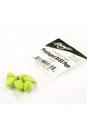 Bon Marché Preshaped Bass Popper Small - Chartreuse
