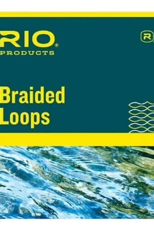 Expédition Rapide RIO Braided Loops #7-12 Orange 4-pack W/Tubing