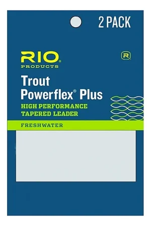 RIO PowerflexPlus Leader 9ft 7X 0,10mm/1,3kg 2-pack Acheter Direct