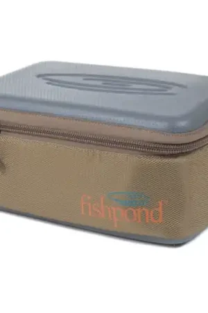 Solde Fishpond Ripple Reel Case Large - Sand/Saddle Brown