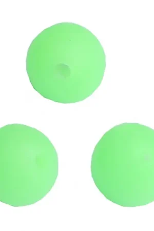 Produit De Marque Wiggler Soft Beads Green Luminous 12mm (10-pcs)