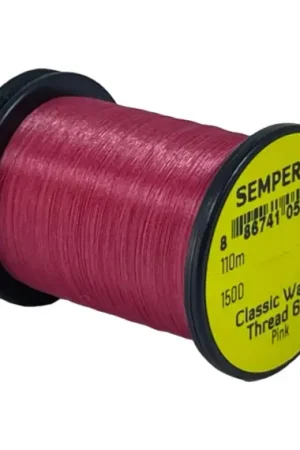 Semperfli Classic Waxed Thread 110m 6/0 - Pink Prix Promo