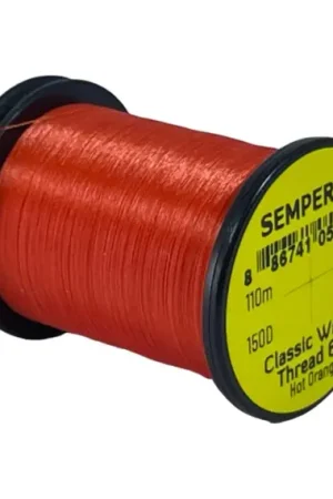 Semperfli Classic Waxed Thread 110m 12/0 - Hot Orange Achetez Aujourd'hui