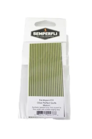 Super Prix Semperfli Perfect Quills Synthetic Olive - Medium