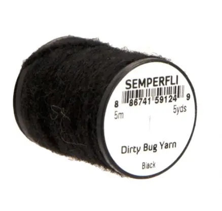 Semperfli Dirty Bug Yarn - Black Livraison Express