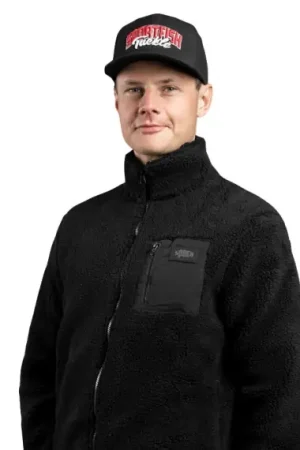 Livraison Express Söder Sportfiske Retro Fleece Black - XXL