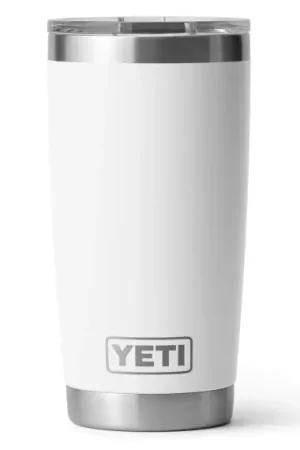 YETI Rambler 20 Oz Tumbler White Quantité Limitée