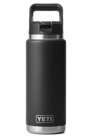 Top Vente Yeti Rambler 26 Oz Straw Bottle - Black