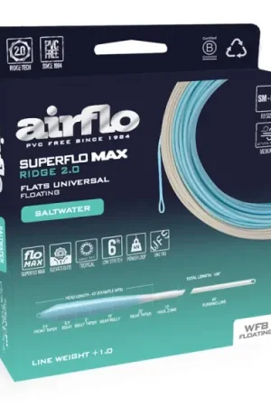 Offre Limitée Airflo Superflo Max Ridge 2.0 Flats Universal Floating Fly Line - #7