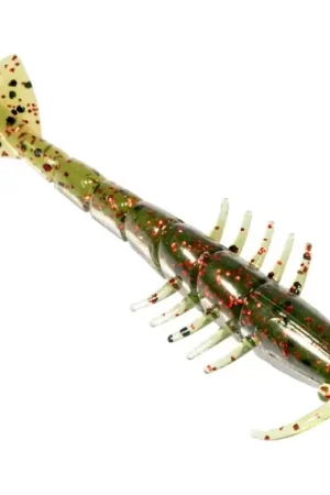 Z-Man Salty Ned Shrimpz 6,3cm (6pcs) - Rootbeer Gold Vente Directe