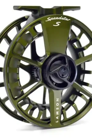 Lamson Speedster S-Series Fly Reel Olive Green - # 2-4 Solde