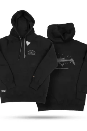 Commander Maintenant SQRTN x Söder Sportfiske Scout Shad Hoodie, Black - XXL