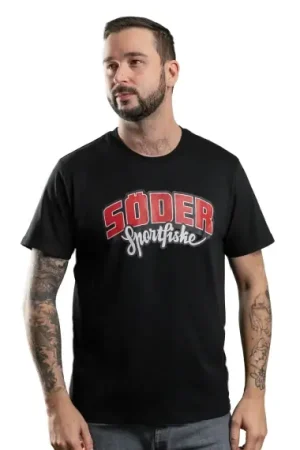 Authentique Söder Sportfiske T-shirt Black - M