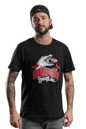 Söder Sportfiske T-Shirt Last Cast Black - L Prix Réduit