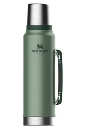 Satisfait Ou Remboursé Stanley The Legendary Classic Bottle 1.0L - Hammertone Green