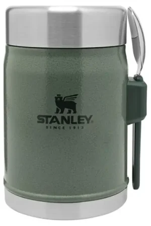 Expédié Aujourd'hui Stanley The Legendary Food Jar + Spork 400ml - Hammertone Green