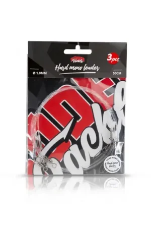 Satisfait Ou Remboursé Söder Tackle Pike Hard Mono Leader 1.00mm, 50cm (3-pack)