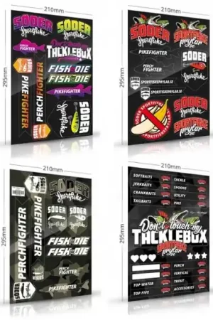 Söder Sticker Sheets 4-pack Jusqu'à Épuisement Des Stocks