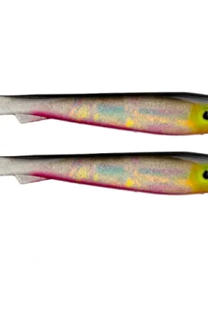 Affaire À Saisir Svartzonker Big McRubber 25cm (2-pack) - Söder Custom Red Ghost Flash