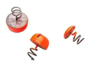 Screw-in Dots 11,7Ø 2,7 g Fl.Orange Lead - 3-pack Petit Prix