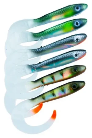 Svartzonker McRubber Tail 11cm Mix (6-pack) - Baitfish Offre Du Jour