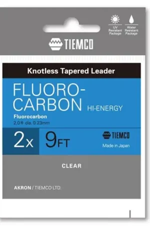 Tiemco Fluorcarbon Taperad Tafs Hi-energi 9ft - 3X Prix Bas