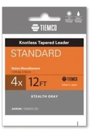 Tiemco Akron Taperad Tafs 12ft 6X Offre Limitée