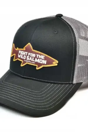 Frödin 'Wild Salmon' Trucker Hat – Black/Grey Bon Marché