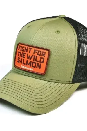 Expédition Rapide Frödin 'Wild Salmon' Trucker Hat – Loden/Black