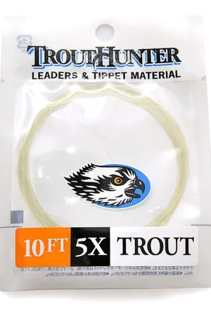 Trout Hunter Nylon Leader 10ft 1X | 0,26 mm Top Vente