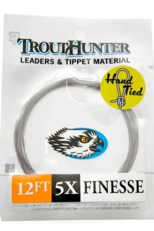 Livraison Express TroutHunter Finesse Leader w/loop 12ft - 1X (0,26mm)
