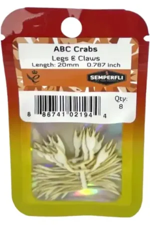 Semperfli ABC Crab Legs & Claws Skeletons - 20mm Meilleur Prix