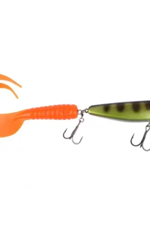 Achetez Aujourd'hui Vicke Pike Tail 80g, 40cm - Perch Orange Glitter Tail