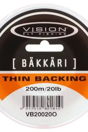 Vision Bäkkäri 200m Orange 20lb Authentique
