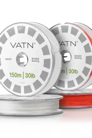 VATN Braided Backing FL Red - 20lb 100m Acheter Direct