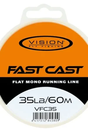 Vision Fast Cast Flat Running Line 35lb/60m Haute Qualité
