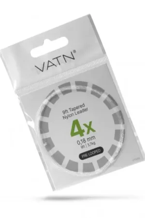 Satisfait Ou Remboursé VATN Trout Pre-Looped Tapered Leader 9' - 5X 0,15mm