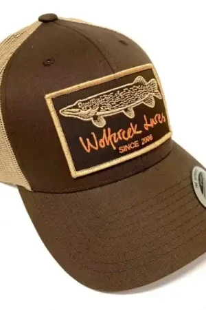 Promotion Saisonnière Wolfcreek Pike Patch Trucker Snapback - Brown/Khaki