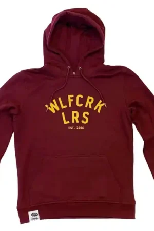 Prix Cassé Wolfcreek Lures Logo Hoodie, Burgundy - XL